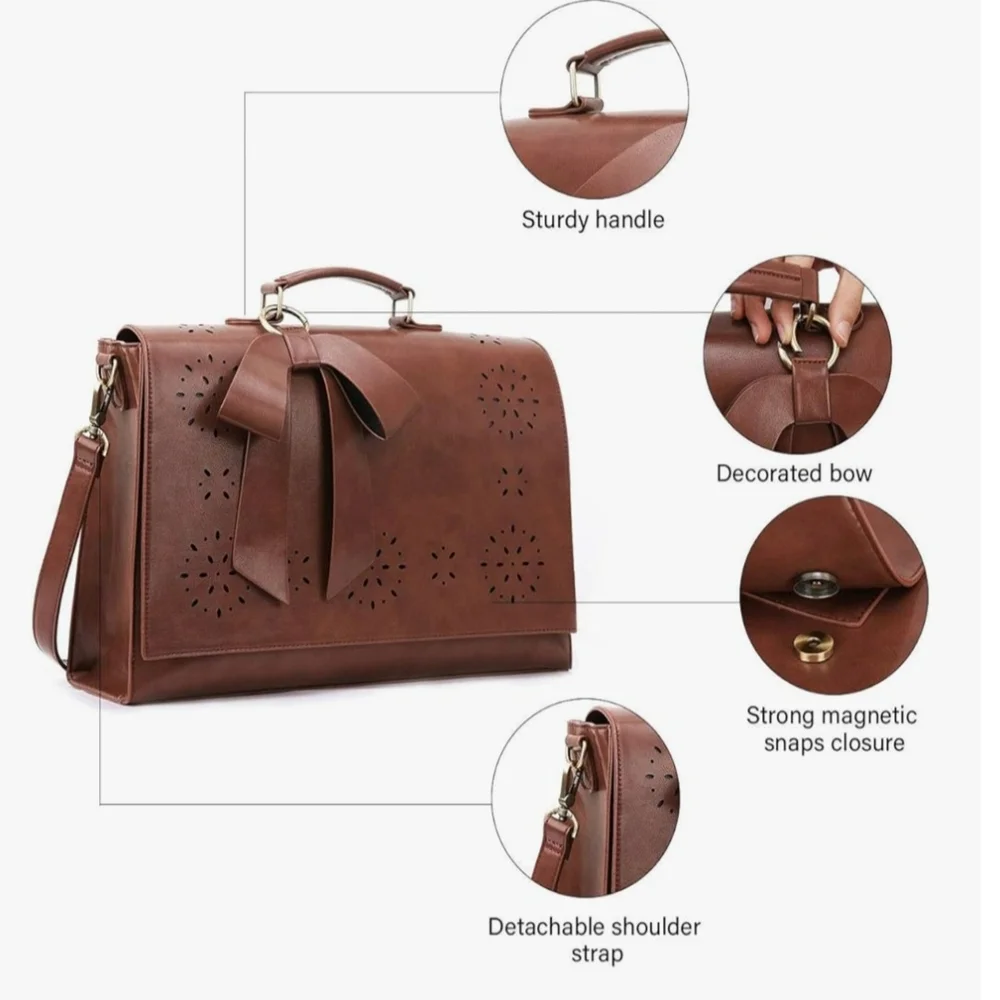 Elegant Brown Handbag - Picture 3 of 6